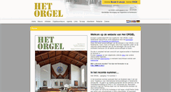 Desktop Screenshot of hetorgel.nl